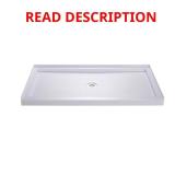 SlimLine 54x32 Shower Base White