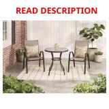 Dark Taupe 28 in. Round Outdoor Bistro Table