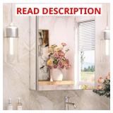 Frameless Aluminum Medicine Cabinet