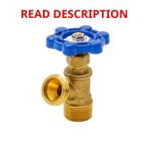 Brass Boiler Drain Valve 3/4 in MPT x MHT