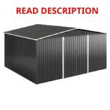 Metal Storage Shed with Lockable Doors. ( some pa