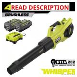 40V Brushless Jet Fan Leaf Blower