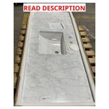61"x22" great marble sink countertop