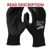 Black Cut Level 1 Nitrile Dipped Gloves-XL