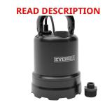 Everbilt 1/3 HP Submersible Pump