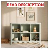 Casablanca 44.96 in. Sage 6-Shelves Bookcase