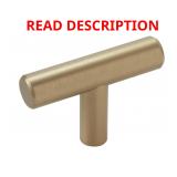 (4) Packages - Amerock Bar Pulls 1-5/16 Golden Ch