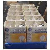 24 BRAND NEW Crystal Clear 100W Bulb
