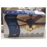 Open Box Aged Bronze Finish Ceiling Fan