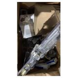 Box Lot of Doorknobs, Door parts, Door Handles