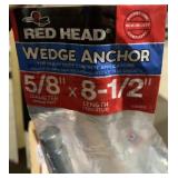 Lot of 24- Wedge Anchors