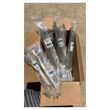 Lot of 18- Brushed Nickel Bar Pulls