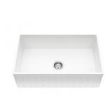 Matte Stone Farmhouse Kitchen Sink