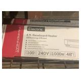 Lot of 2- Electric Baseboard Heaters
