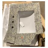 Marble Vanity Top DAMAGED