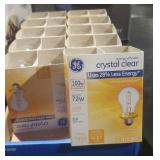 22 Brand New Crystal Clear 100w Bulb