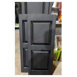 Black Vinyl Shutters
