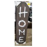 "Home" Wood Decor Sign