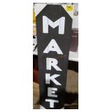 "Market" Wood Decor Sign