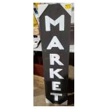 "Market" Wood decor sign