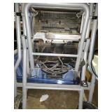 Table saw on movable base