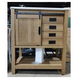 Faux Barnwood Vanity