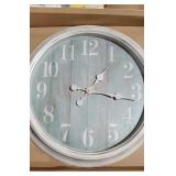 Large Rustic Wall Clock