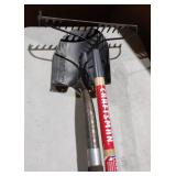 Kobalt Spade Shovel & Craftsman Garden Rake