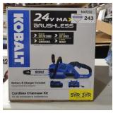 Kobalt Cordless Chainsaw Kit