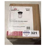 Jelly Jar Outside Ceiling Light By Design House