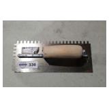 11"x4.5" Notched Trowel