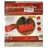Lot Of 2 All Purpose Storage Bag