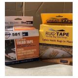 Lot Of 2 Rug Tape And Anti-skid Tape