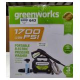Green Works Portable Electric Pressure Washer