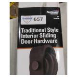 Traditional Style Interior Sliding Door Hardware