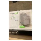 Simply-put Double 35qt Pullout Waste Bins
