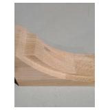 Mimi Felix Wood Corbels, Red Oak, 2.5"×3.75"×6",