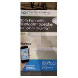 Home Netwerks Bath Fan With Bluetooth Speaker