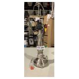 Home Decor Chrome Lamp. 19" Height Chrome Finish