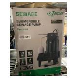 Zoeller Submersible Sewage Pump