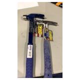 Lot Of 2 Estwing Hammers