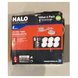 4" Halo Ultra Thin Downlights 6/pack & 6" Halo