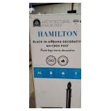 Hamilton Decorative Mailbox Post