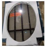 Oval Bevel Edged Mirror