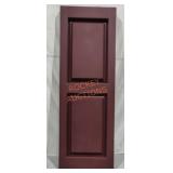 Burgundy Shutters