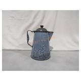 Grey Granite Coffee Pot  / Lid;