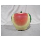 Apple Cookie Jar With Lid;