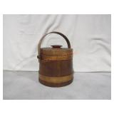 Wood Firkin Type Bucket;