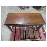 Wood Piano Bench With Storage;