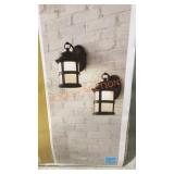 Hampton Bay 2-Pack Exterior LED Wall Lantern